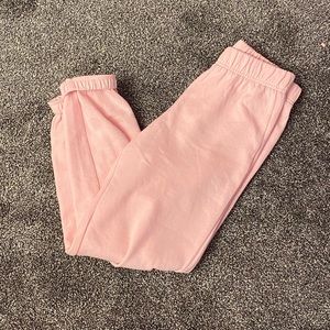 Pink sweatpants